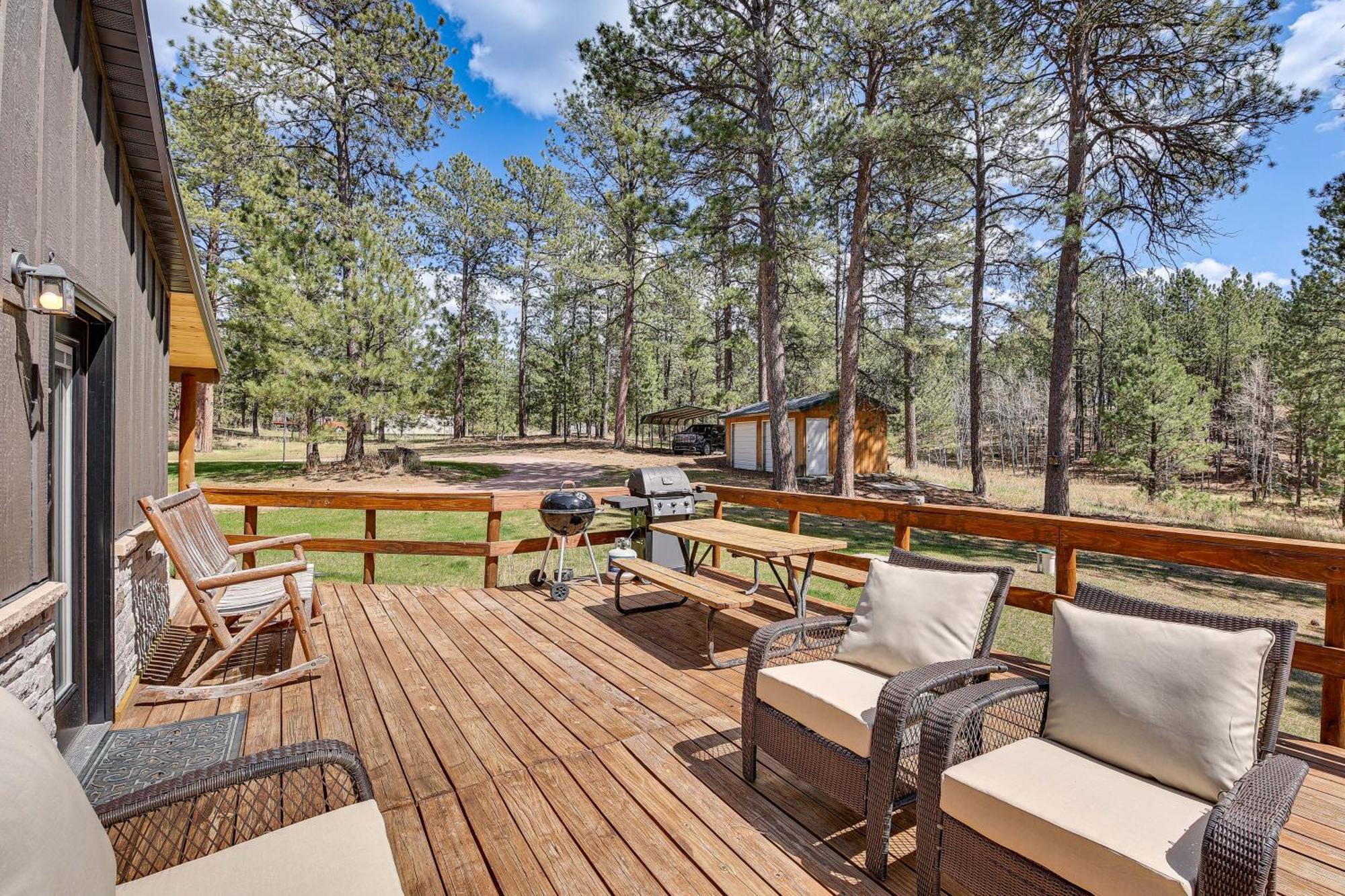 Private Black Hills Home With Corral Horses Welcome Custer Exterior foto
